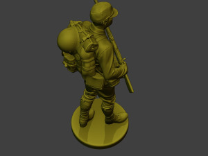 Japanese soldier ww2 Walk5 J1 3D Druckmodell