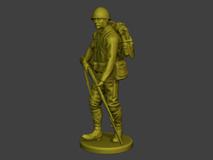 Japanese soldier ww2 Walk6 J1 3Dプリントモデル