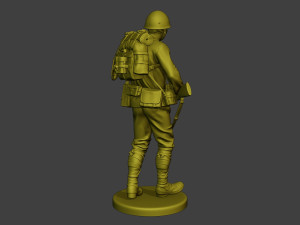 Japanese soldier ww2 Walk6 J1 3Dプリントモデル