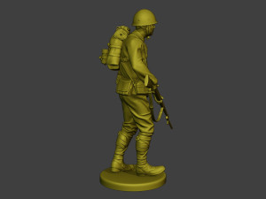 Japanese soldier ww2 Walk6 J1 3Dプリントモデル