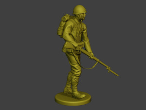 Japanese soldier ww2 Walk6 J1 3Dプリントモデル