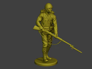 Japanese soldier ww2 Walk6 J1 3D Print Model