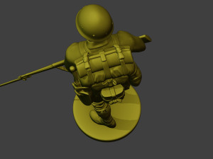 Japanese soldier ww2 Walk6 J1 3Dプリントモデル