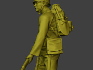 Japanese soldier ww2 Walk6 J1 3Dプリントモデル