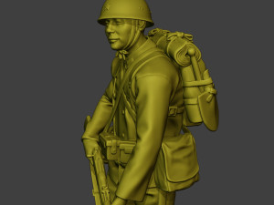Japanese soldier ww2 Walk6 J1 3Dプリントモデル