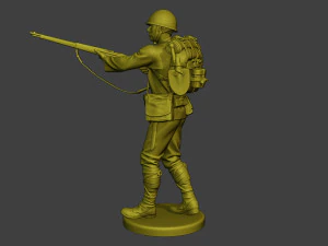 Japanese soldier ww2 Walk7 J1 3D Print Model