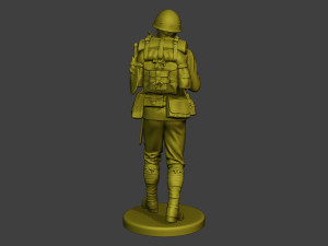 Japanese soldier ww2 Walk7 J1 Modèles 3D en vedette