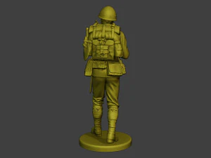 Japanese soldier ww2 Walk7 J1 3D Print Model