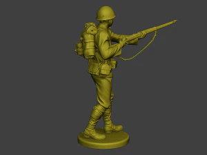 Japanese soldier ww2 Walk7 J1 3D Print Model