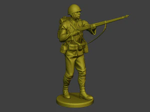 Japanese soldier ww2 Walk7 J1 3D Print Model