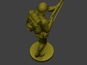 Japanese soldier ww2 Walk7 J1 Modèles 3D en vedette