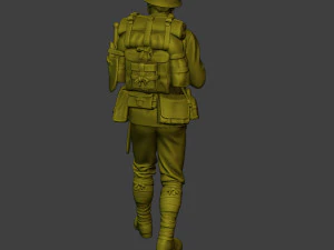 Japanese soldier ww2 Walk7 J1 3D Print Model