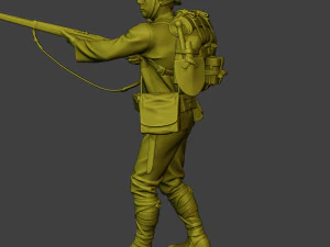 Japanese soldier ww2 Walk7 J1 3D Print Model