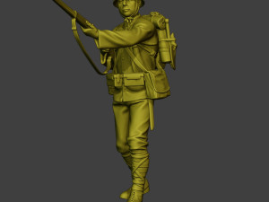 Japanese soldier ww2 Walk7 J1 Modèles 3D en vedette