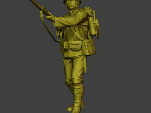 Japanese soldier ww2 Walk7 J1 3D Print Model