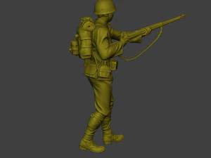 Japanese soldier ww2 Walk7 J1 3D Print Model