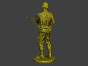 Japanese soldier ww2 Action J2 Modelo de impresión 3D