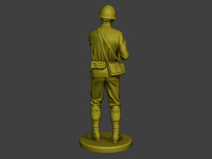 Japanese soldier ww2 Action J2 Modelo de impresión 3D