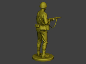 Japanese soldier ww2 Action J2 Modelo de impresión 3D