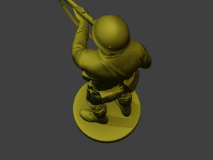 Japanese soldier ww2 Action J2 Modelo de impresión 3D