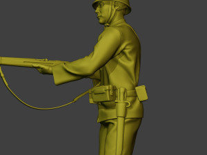 Japanese soldier ww2 Action J2 Modelo de impresión 3D