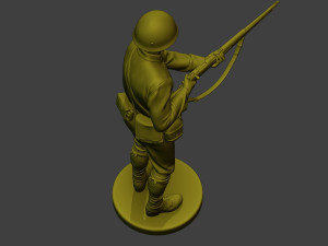 Japanese soldier ww2 Action J2 Modelo de impresión 3D