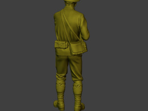 Japanese soldier ww2 Action J2 Modelo de impresión 3D