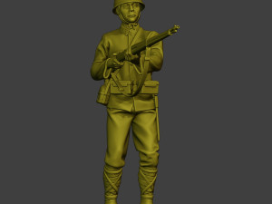 Japanese soldier ww2 Action J2 Modelo de impresión 3D