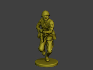 Japanese soldier ww2 Attack J2 3D Принт Модель