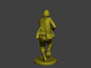 Japanese soldier ww2 Attack J2 3D Print Model