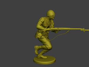Japanese soldier ww2 Attack J2 3D Print Model