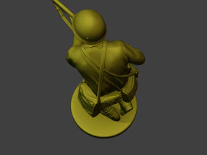 Japanese soldier ww2 Attack J2 3D Print Model