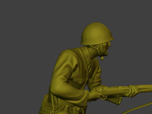 Japanese soldier ww2 Attack J2 3D Print Model
