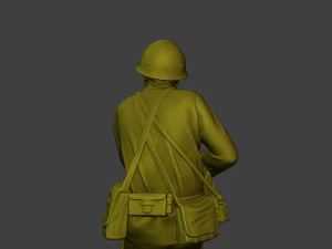 Japanese soldier ww2 Attack J2 3D Print Model