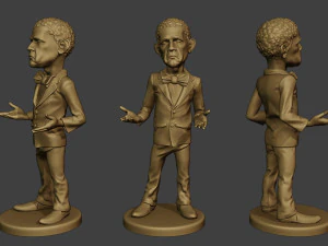 Meme sul dubbio di Barack Obama Modello di stampa 3D