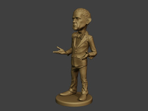 Barack Obama Doubt Meme Modèles 3D en vedette
