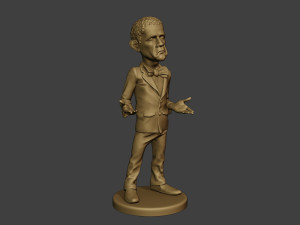 Barack Obama Doubt Meme Modèles 3D en vedette