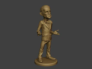 Barack Obama Doubt Meme 3D Print Model