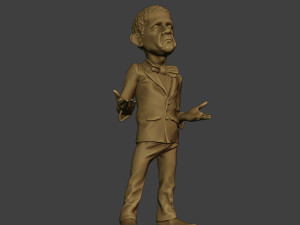 Barack Obama Doubt Meme Modèles 3D en vedette