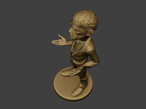 Barack Obama Doubt Meme Modèles 3D en vedette