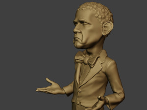 Barack Obama Doubt Meme Modèles 3D en vedette