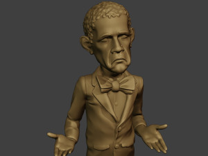 Barack Obama Doubt Meme Modèles 3D en vedette