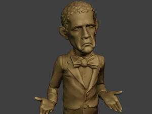 Barack Obama Doubt Meme 3D Print Model