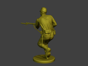 Japanese soldier ww2 Attack2 J2 Modelo de impresión 3D