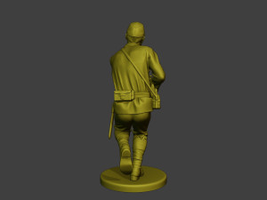 Japanese soldier ww2 Attack2 J2 Modelo de impresión 3D