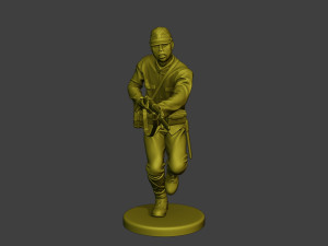 Japanese soldier ww2 Attack2 J2 Modelo de impresión 3D