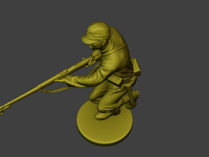 Japanese soldier ww2 Attack2 J2 Modelo de impresión 3D