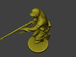 Japanese soldier ww2 Attack2 J2 3D Print Model