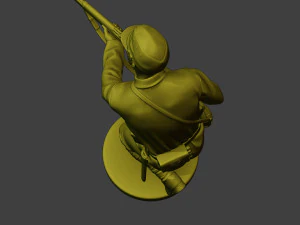 Japanese soldier ww2 Attack2 J2 3D Print Model