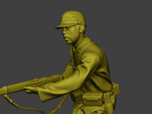 Japanese soldier ww2 Attack2 J2 Modelo de impresión 3D